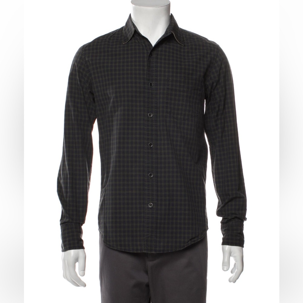 Plaid rag and bone button up